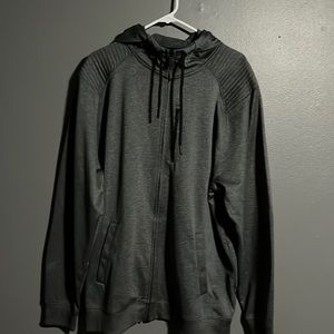 CSG zip up hoodie dark grey with black size XXL looks like new.